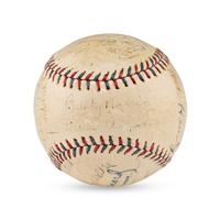 A 1931 Detroit Tigers Team Signed Autograph Baseball (JSA Auction Letter),