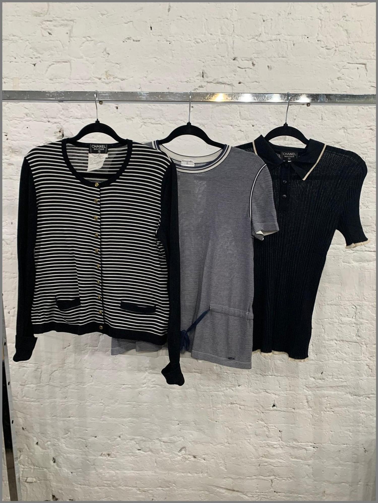 Three Chanel Knit Tops, Cruise 1995-Fall 2010