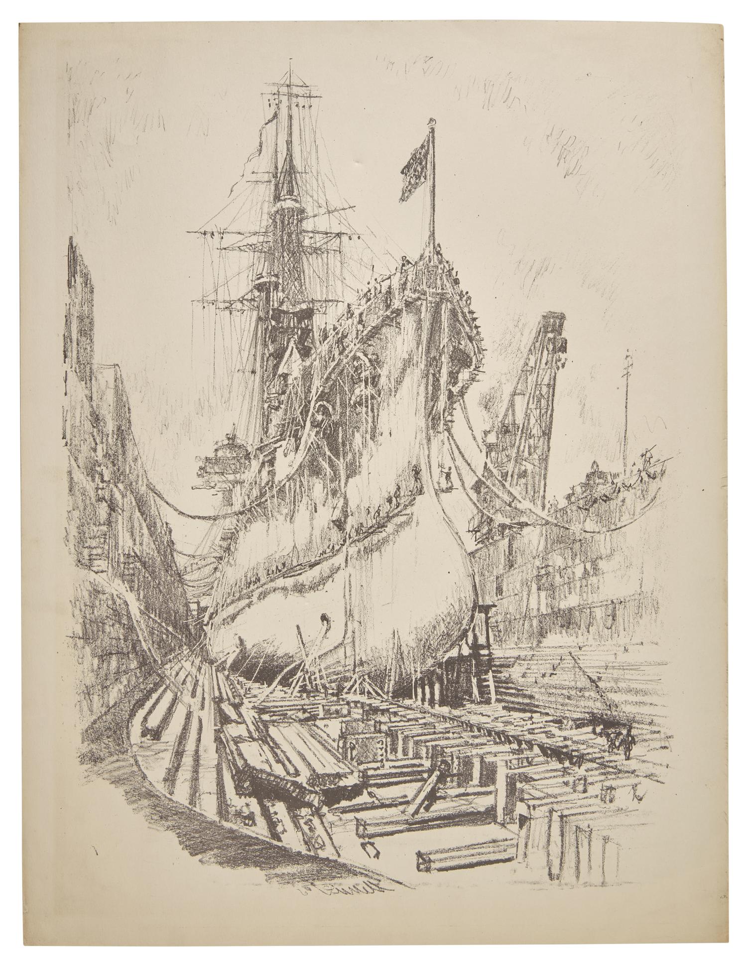 Six Works: Ready to Start, also known as Provide the Sinews of War (4); together with In Dry Dock; together with Building Submarine Chasers), 1917 (6)