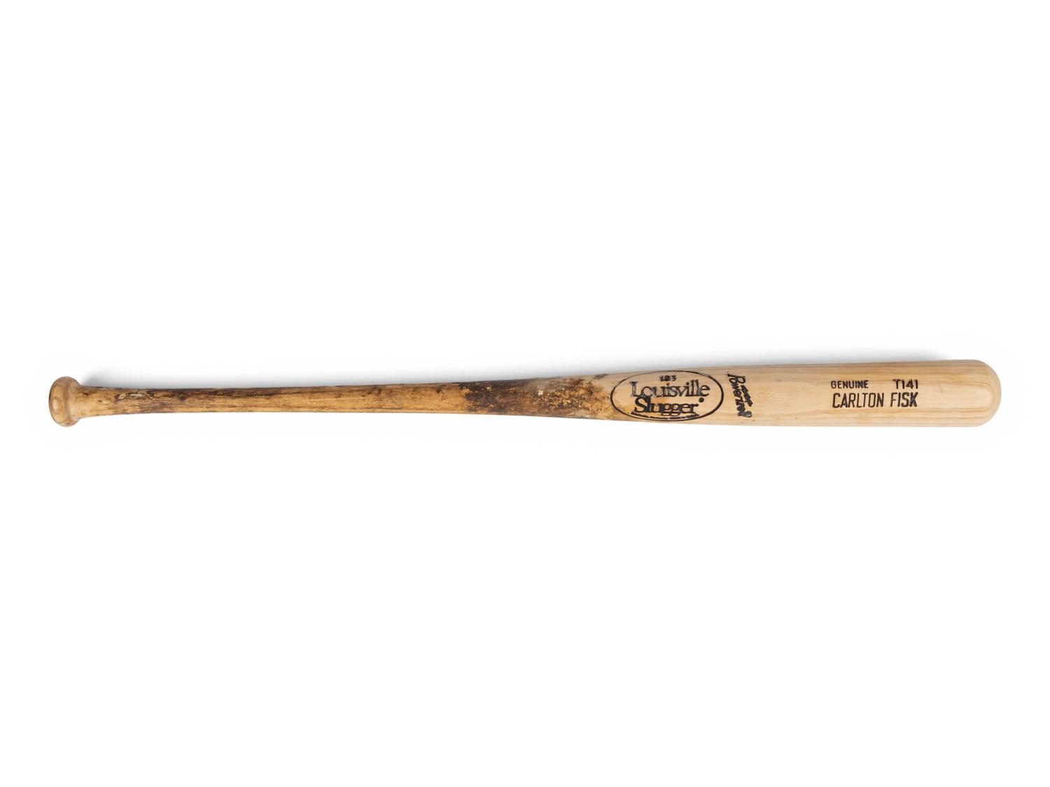 A Carlton Fisk 1990 Professional Model Louisville Slugger Bat (MEARS A6)