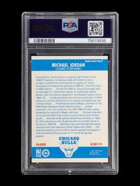A 1987 Fleer Michael Jordan Signed Autograph Sticker No. 2 (PSA AUTHENTIC)