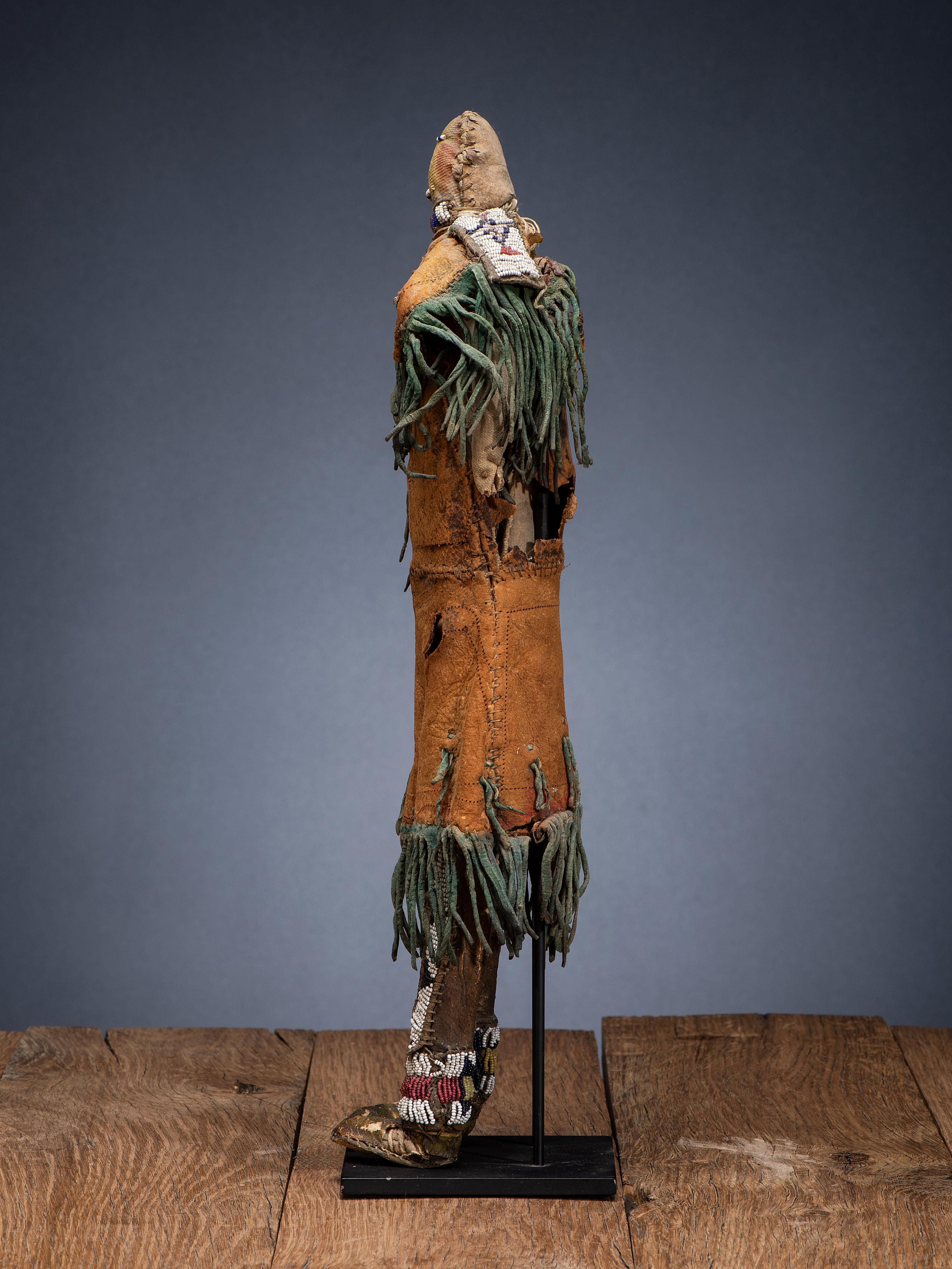 Cheyenne Beaded Hide Doll