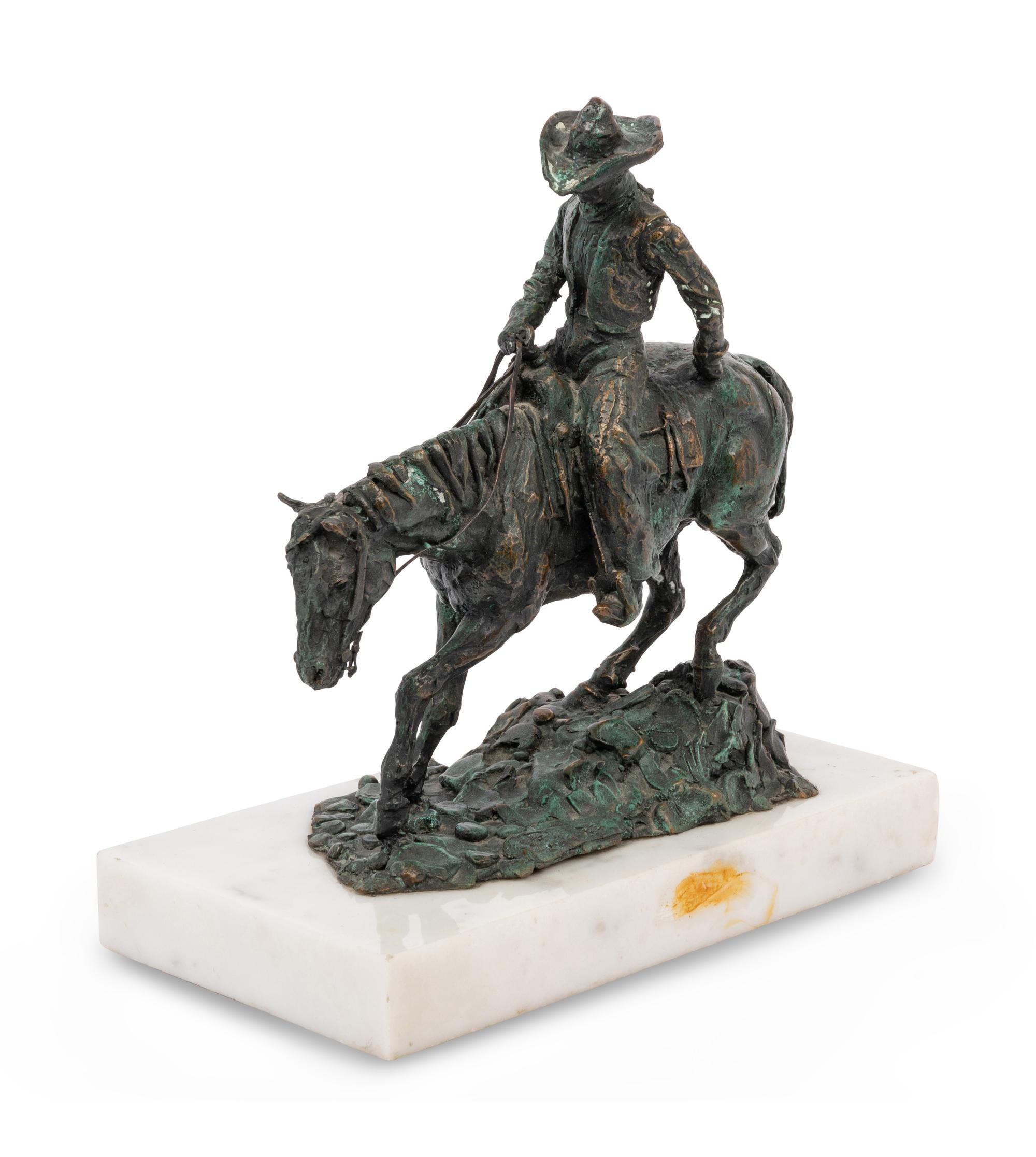 Cowboy on Horseback
