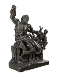 An Italian Bronze Figure of Laocoön and His Sons After the Antique by Agesander of Rhodes