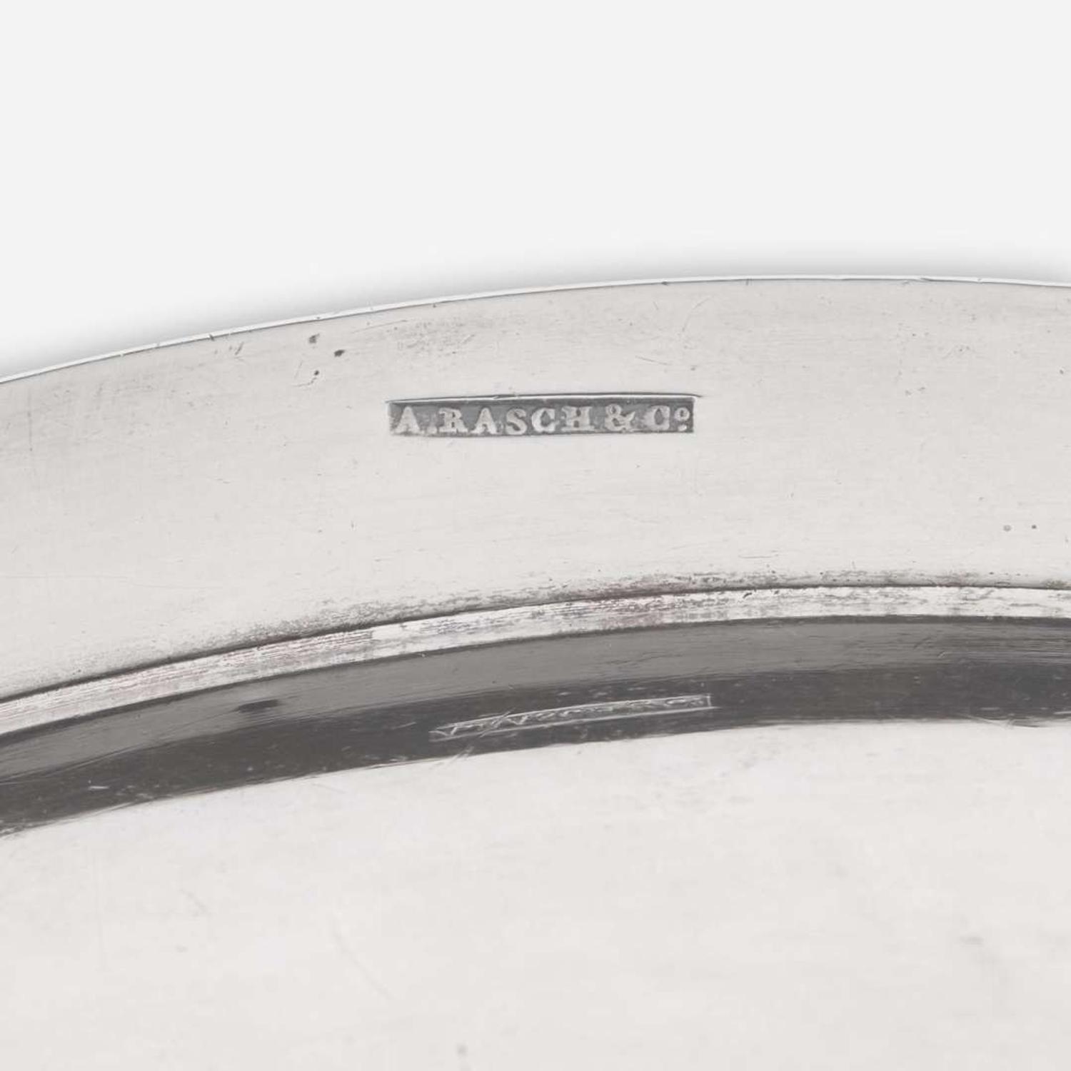 A silver washstand basin Anthony Rasch & Co. (active 1817-1819), Philadelphia, PA, circa 1820
