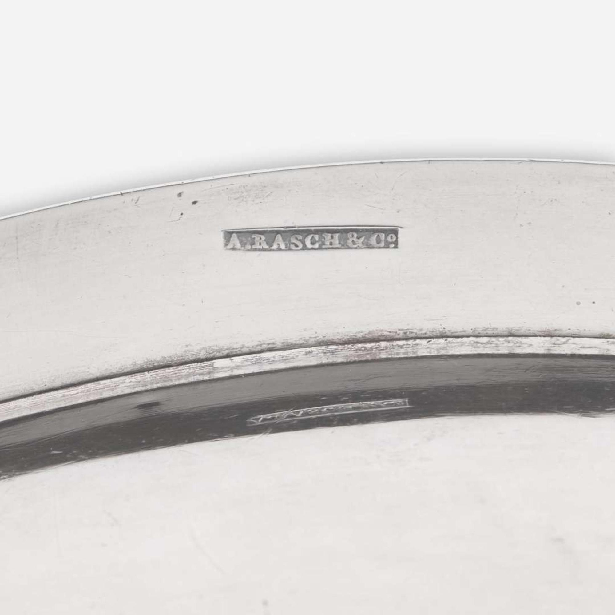 A silver washstand basin Anthony Rasch & Co. (active 1817-1819), Philadelphia, PA, circa 1820