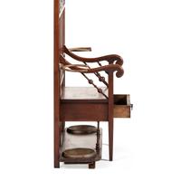 A Victorian Walnut Hall Tree