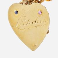 A 14K Yellow Gold Charm Bracelet with 14K Yellow Gold and Gemstone Charms