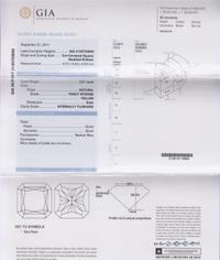 A 2.01 Carat Fancy Intense Radiant Cut Yellow Diamond,