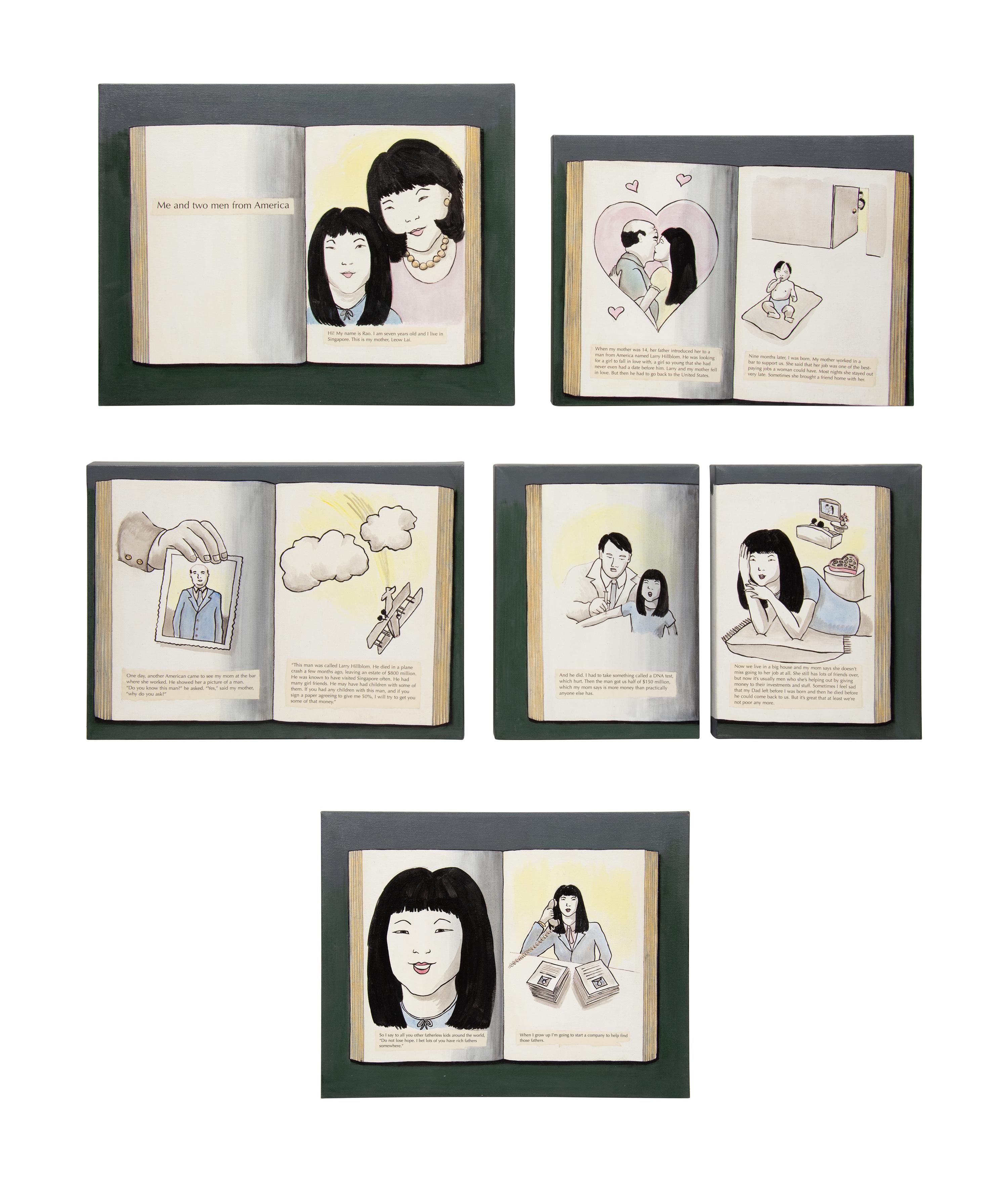 Me and Two Men from America (Set of 6)