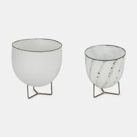 Two Egg-Shell Vases, c. 1990