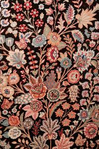 A Pair of Qum Silk and Wool Pictorial Rugs