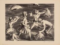 A group of three prints ( Party Chutes; Penthouse; The Crisis )