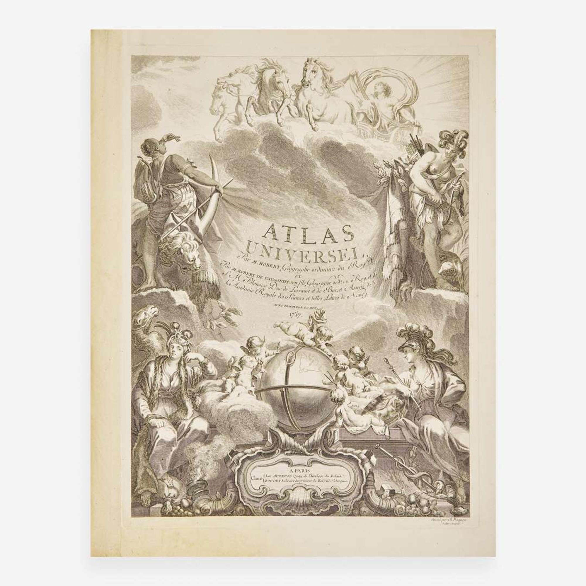 [Maps & Atlases] Vaugondy, (Gilles and Didier) Robert de Atlas Universel...