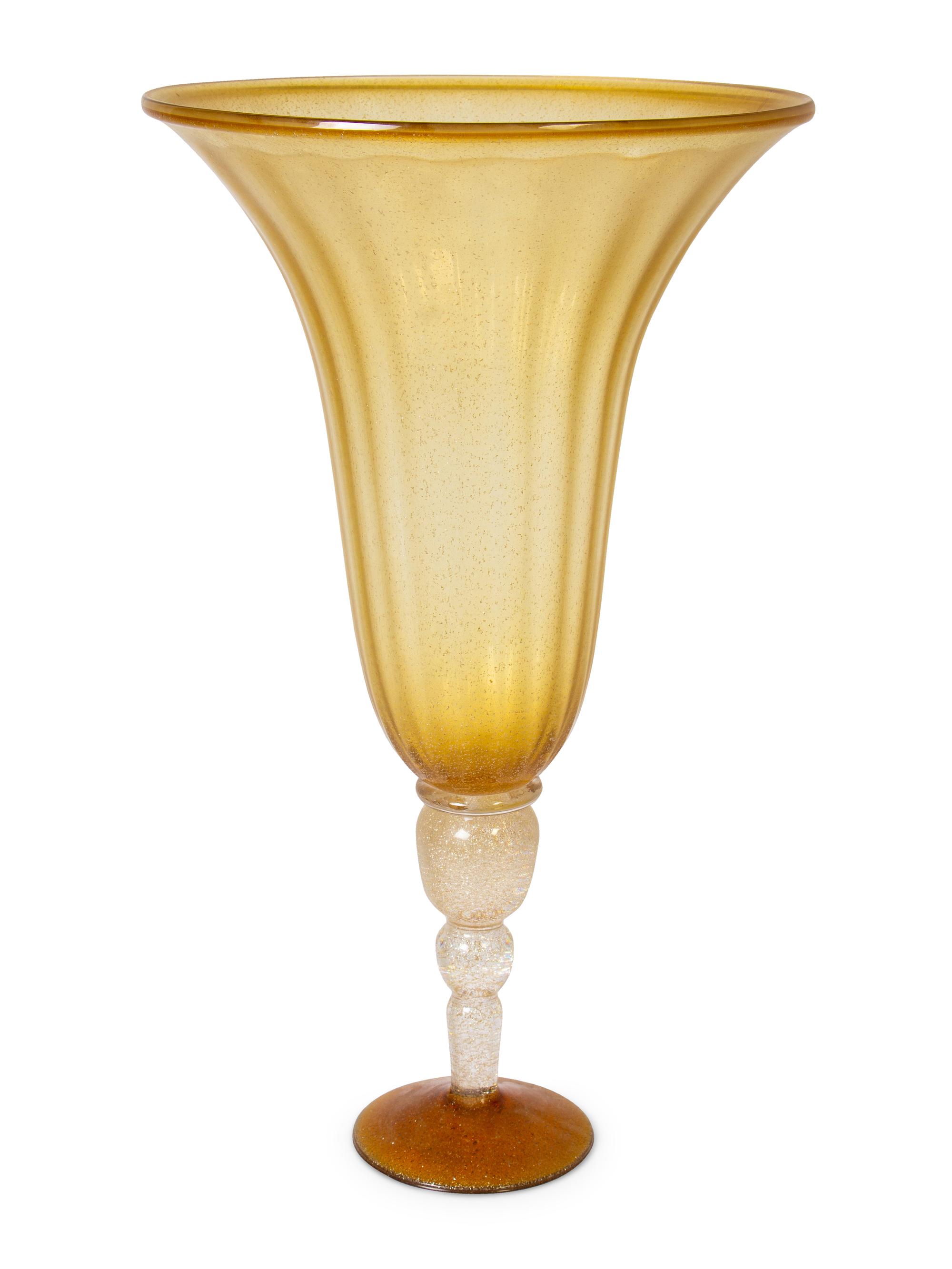 A Murano Glass Trumpet Vase
