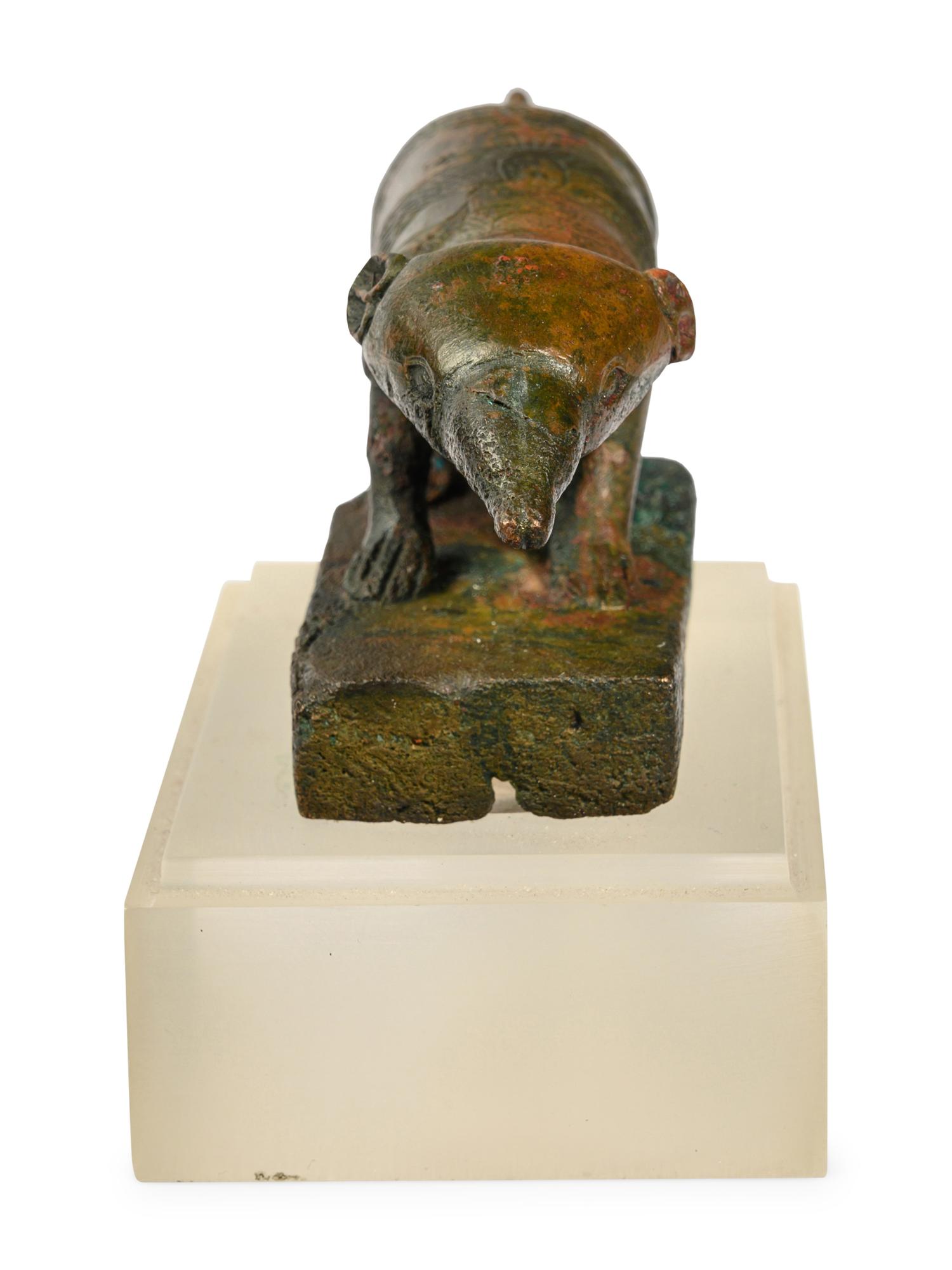 An Egyptian Bronze Ichneumon
