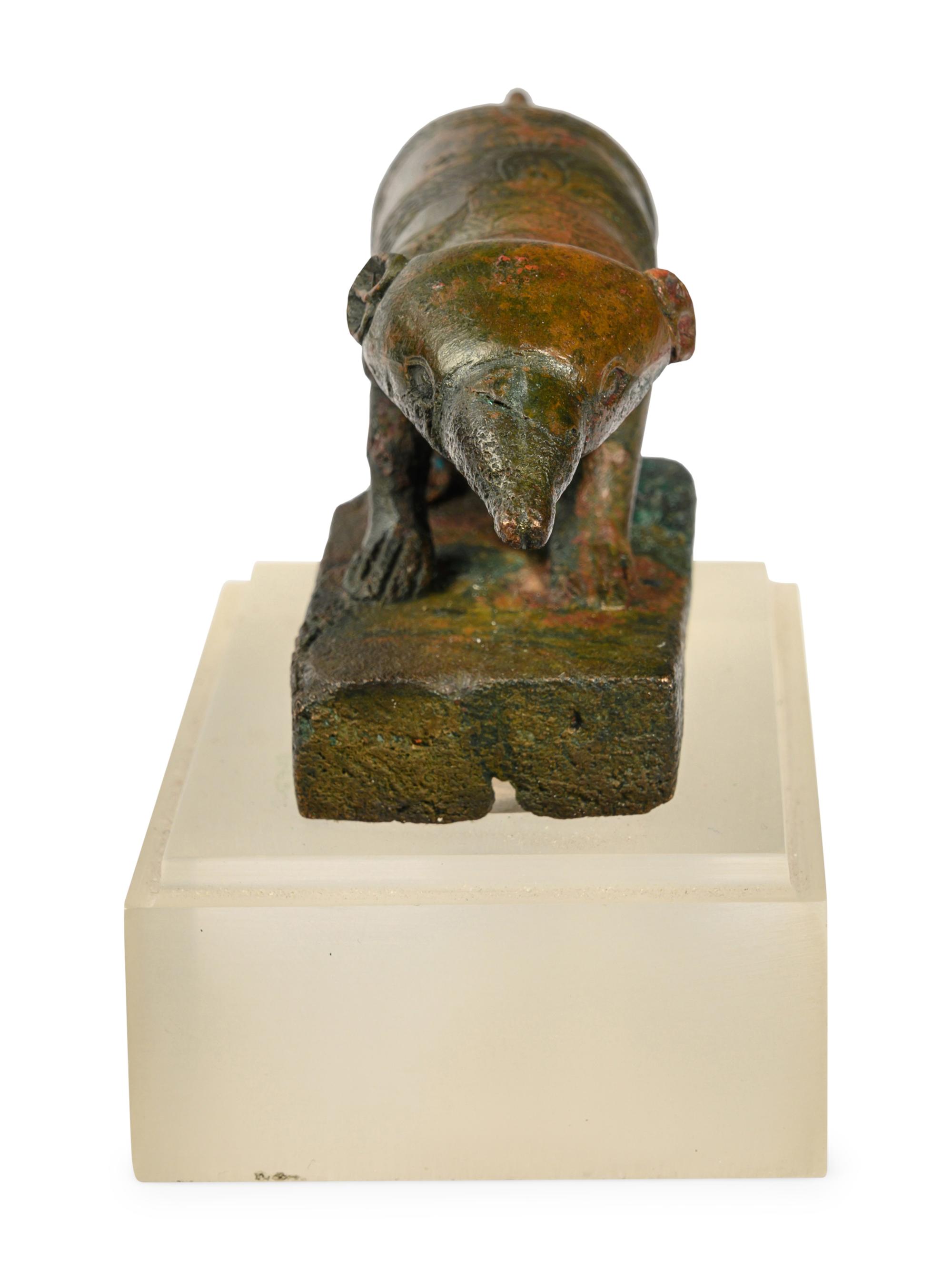 An Egyptian Bronze Ichneumon