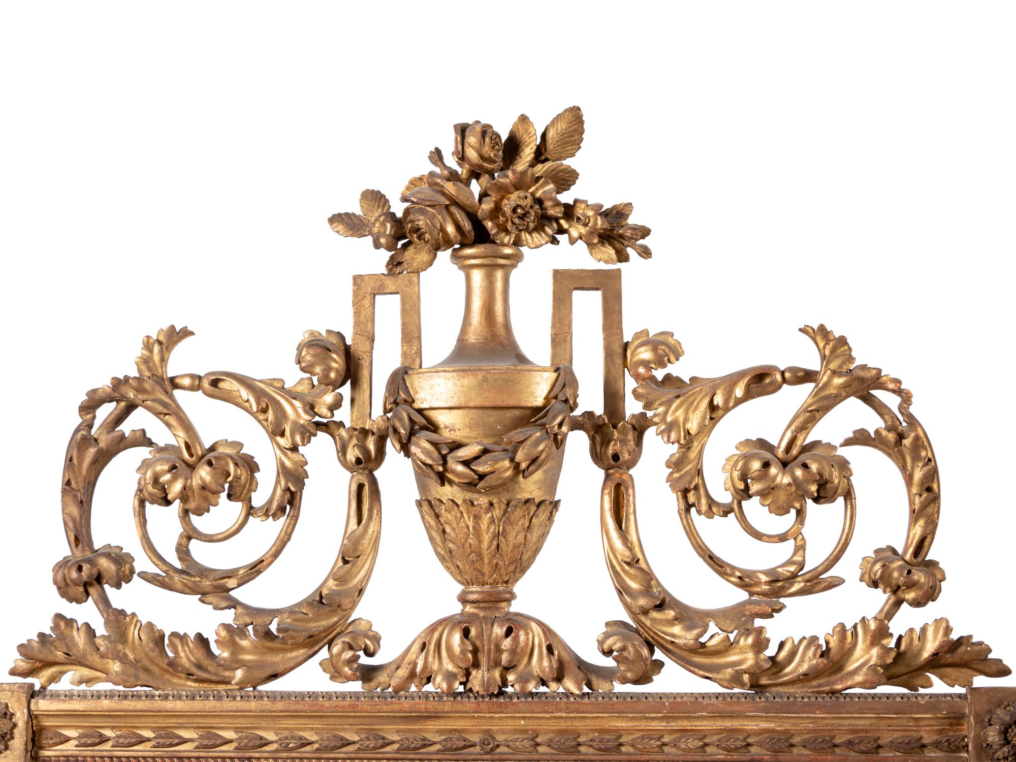 A French Neoclassical Giltwood Mirror