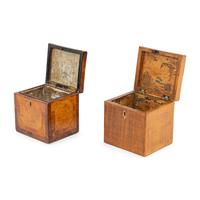 Two English Tea Caddies