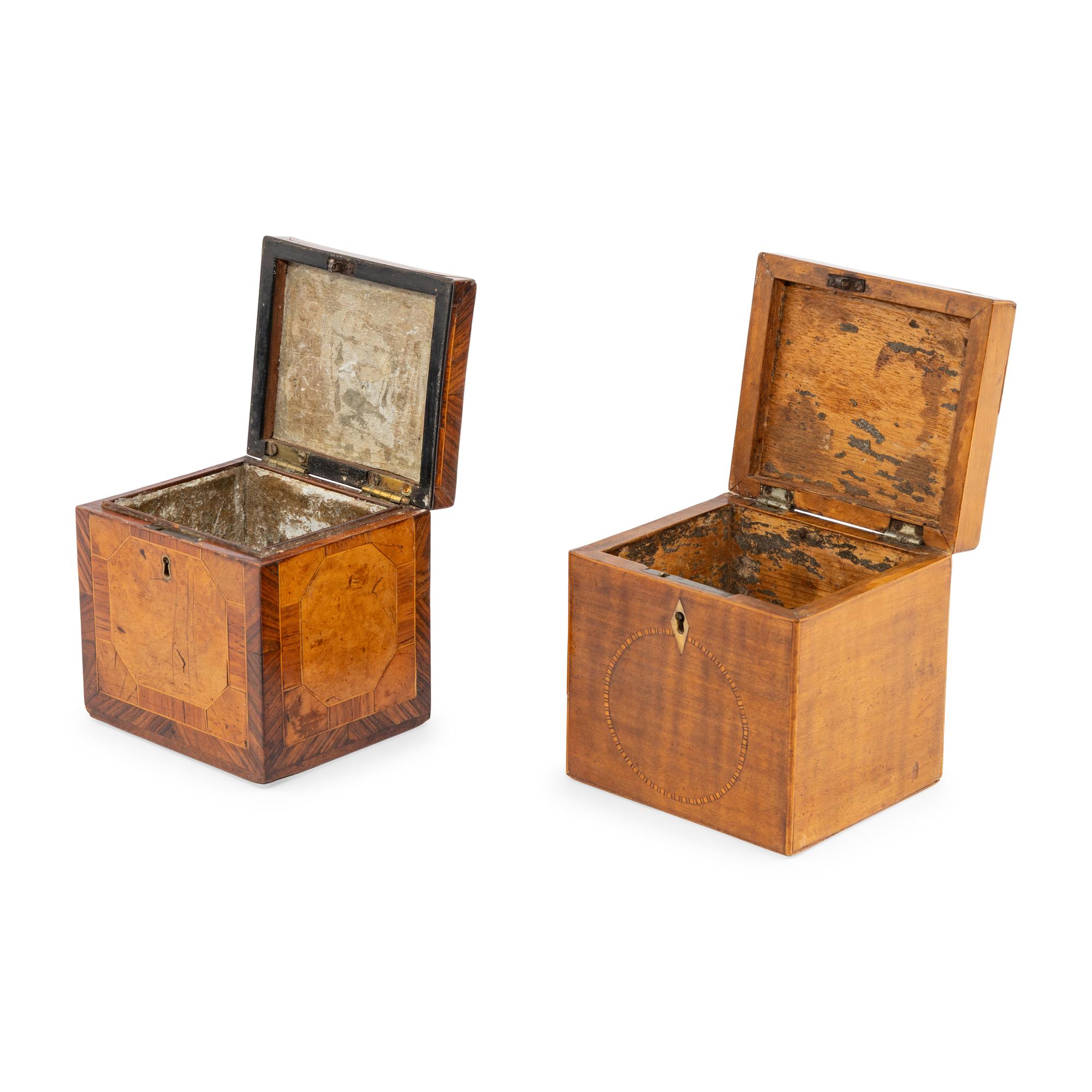 Two English Tea Caddies