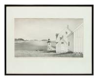 A group of four prints ( Country House, Wiscasset, Maine , 1953; Down East, Port Clyde, Maine, 1958; Season's End; Window in Wiscasset, 1946)