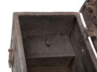 A German Wrought Iron Strong Box