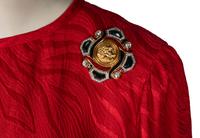 Collection of Three Designer Ensembles, Accompanied by a Collection of Costume Jewelry