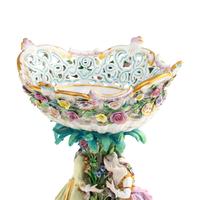 A Pair of Meissen Porcelain Centerpiece Baskets