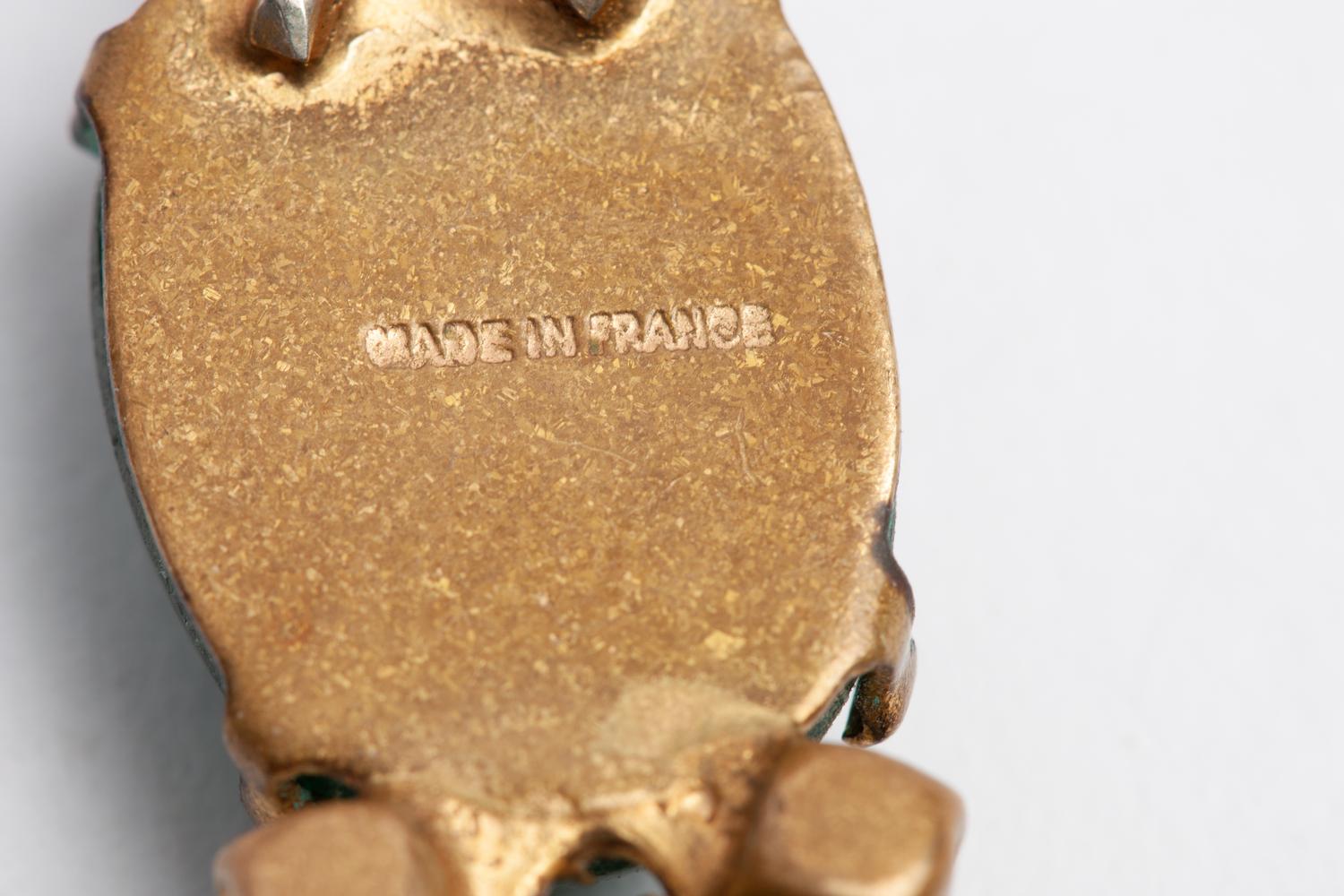 Unlabeled Necklace and Pendant, Attributed to Dior
