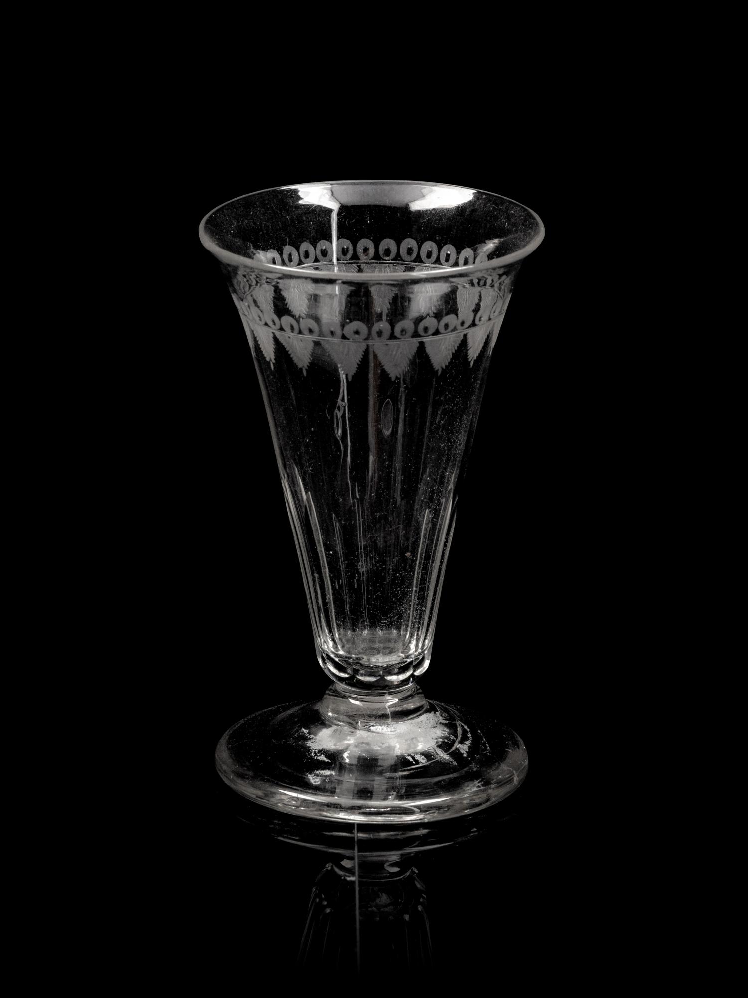 An English Cut Glass Stemware Service