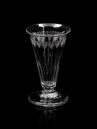 An English Cut Glass Stemware Service