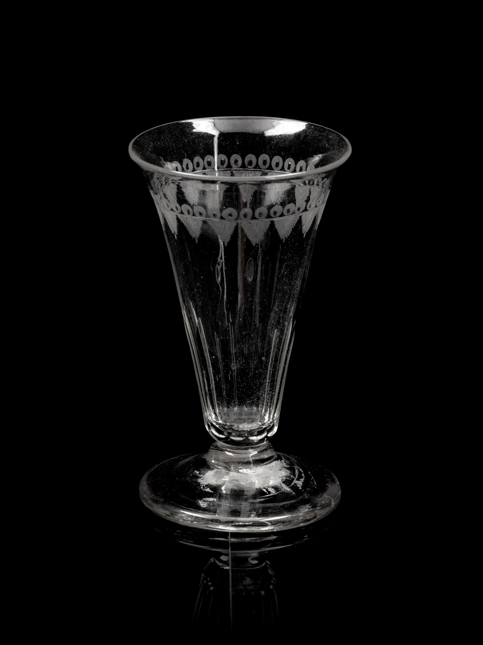 An English Cut Glass Stemware Service