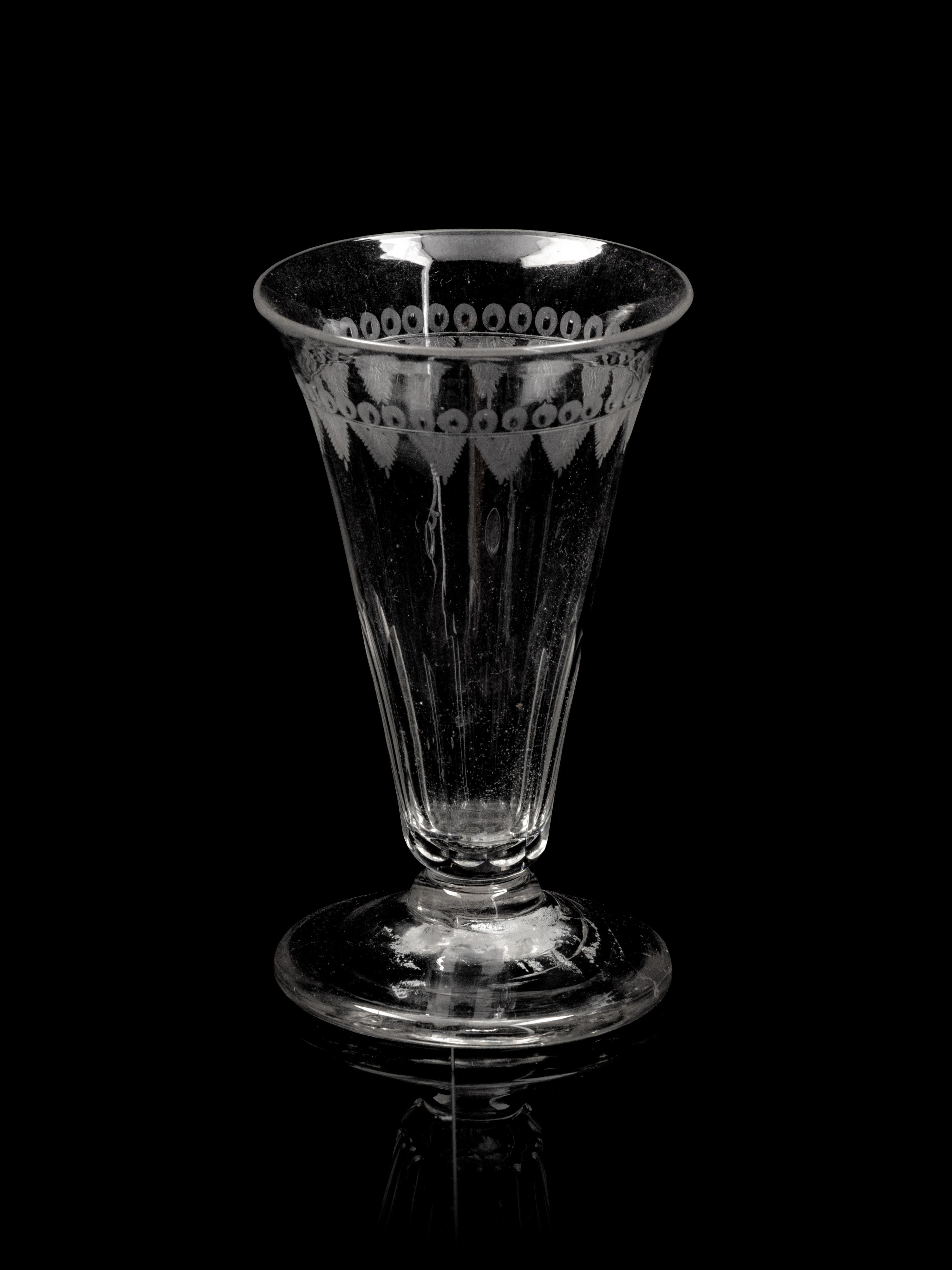 An English Cut Glass Stemware Service