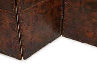 A Spanish Leather Four-Fold Floor Screen — 18TH/19TH CENTURY