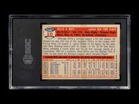 A 1957 Topps Willie Mays Baseball Card No. 10 (SGC 5 EX)