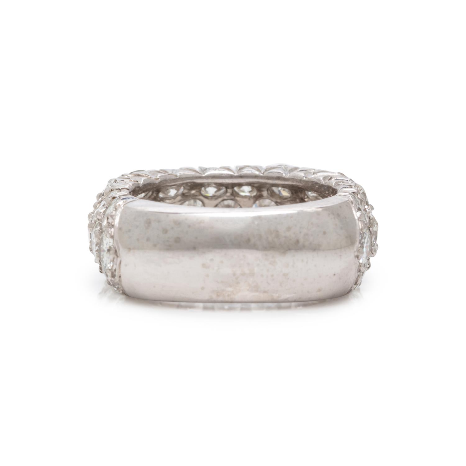 Diamond and Platinum Ring