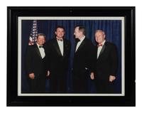 A Group of Six Photographs of Notable Politicians Formerly Displayed at Mike Ditka’s Restaurant