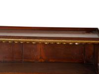 A Pair of Regency Style Mahogany Waterfall Bookcases — 20th Century