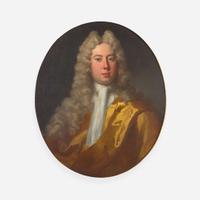 Manner of Sir Peter Lely (British, 1618–1680) Pendant Portraits, Bust-Length (2)