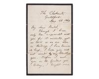 Carroll, Lewis (Charles Lutwidge Dodgson). Autograph Letter, signed