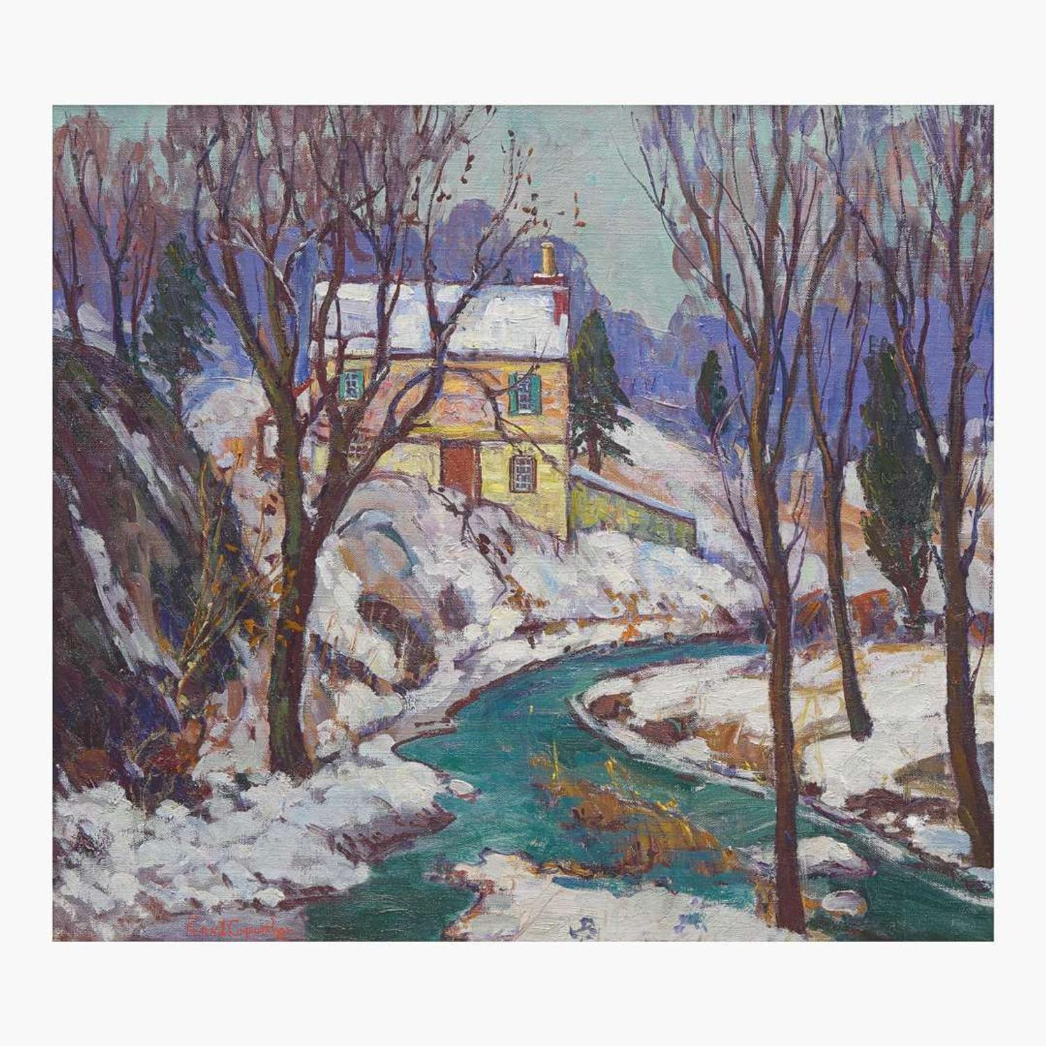 Fern Isabel Coppedge (American, 1883–1951) Carversville Brook