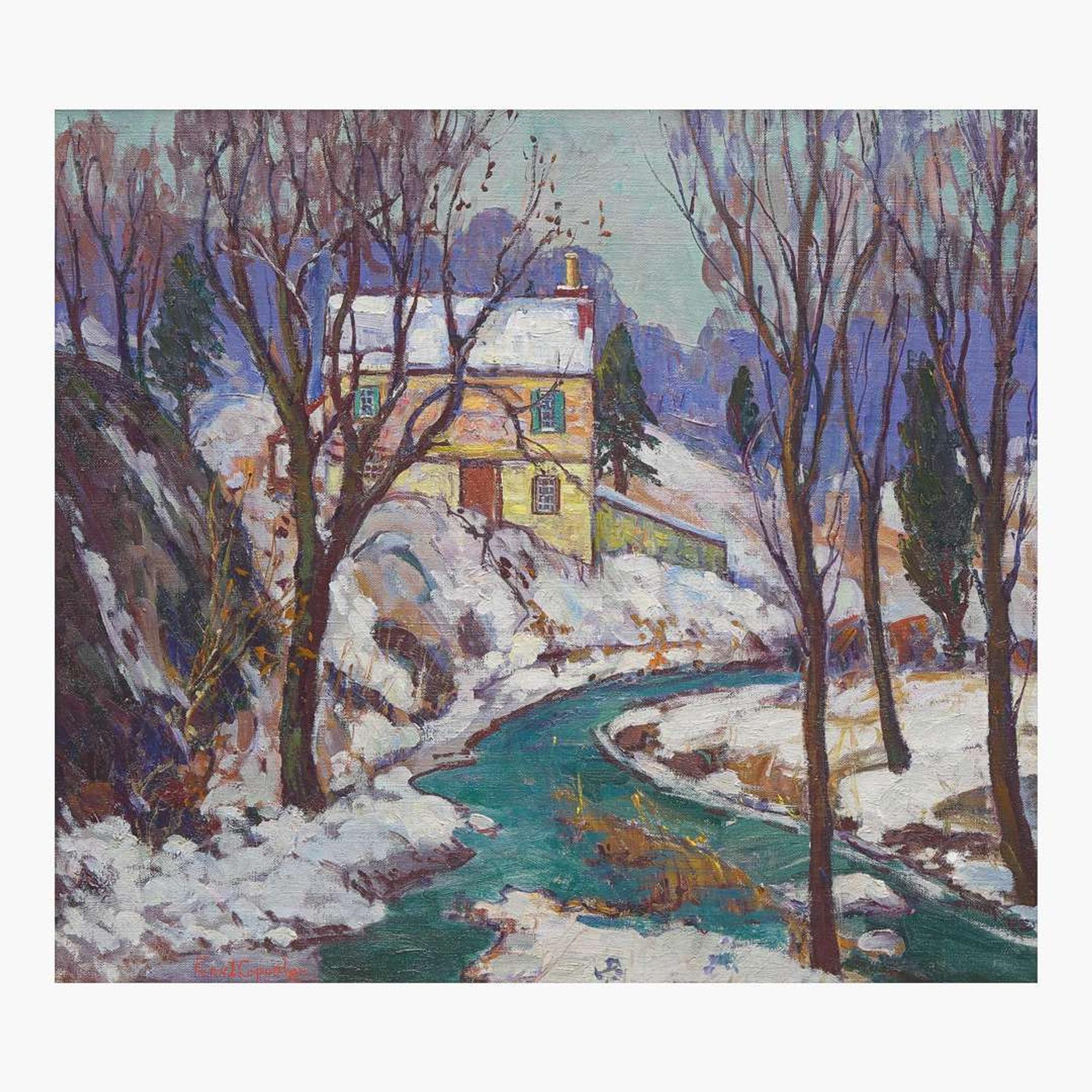 Fern Isabel Coppedge (American, 1883–1951) Carversville Brook