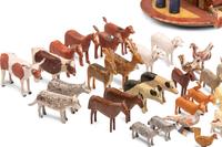 A Noah’s Ark Painted Wood Pull Toy
