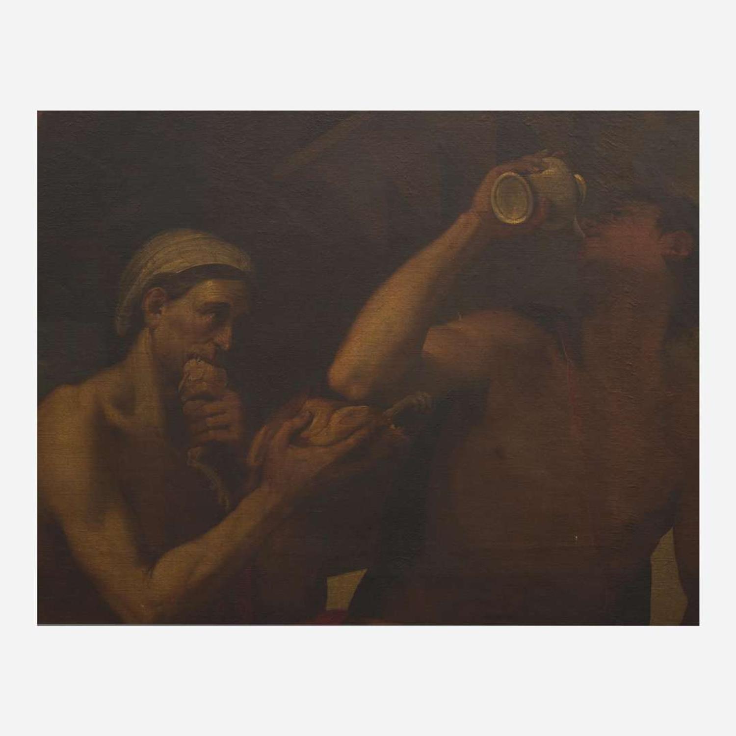 Attributed to Andrea Lanzani (Italian, B.C. 1650–1712) Three Sins: Vanity, Gluttony and Ingratitude