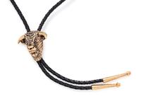 YELLOW GOLD BULL BOLO TIE