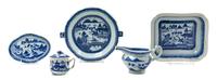 A Group of Canton Export Porcelain Articles Width of widest 10 1/2 inches. — 19TH CENTURY