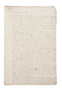 CECIL, Robert, 1st Earl of Salisbury (1563-1612). Manuscript copy of two dispatches by Sir Robert Cecil giving account of his embassy to King Henry IV of France, 23 March 1597 & 27 March 1598. [ca 17th century]. Together 17 pages (302 x 203 mm) on 5 bifolia. Marginal chipping affecting a few letters, creased, some minor soiling.