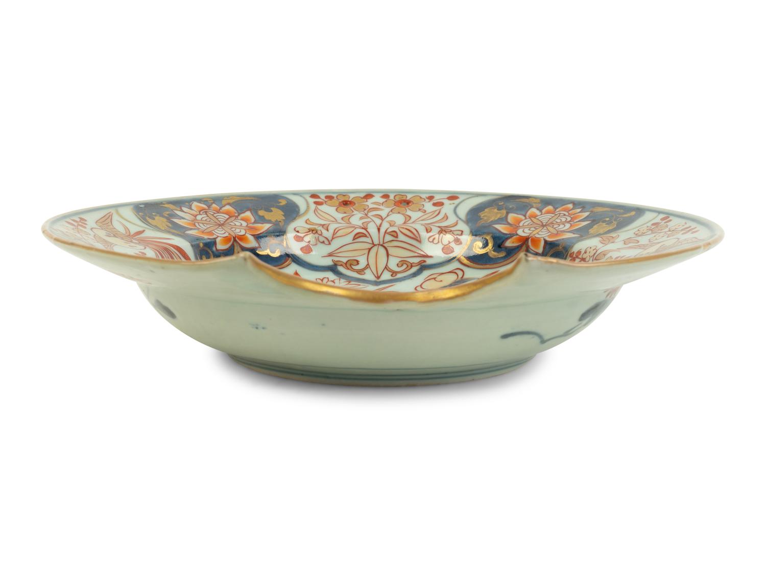 A Japanese Imari Porcleain Barber's Bowl — 19TH CENTURY