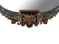 An Italian Giltwood and Etched Glass Mirror