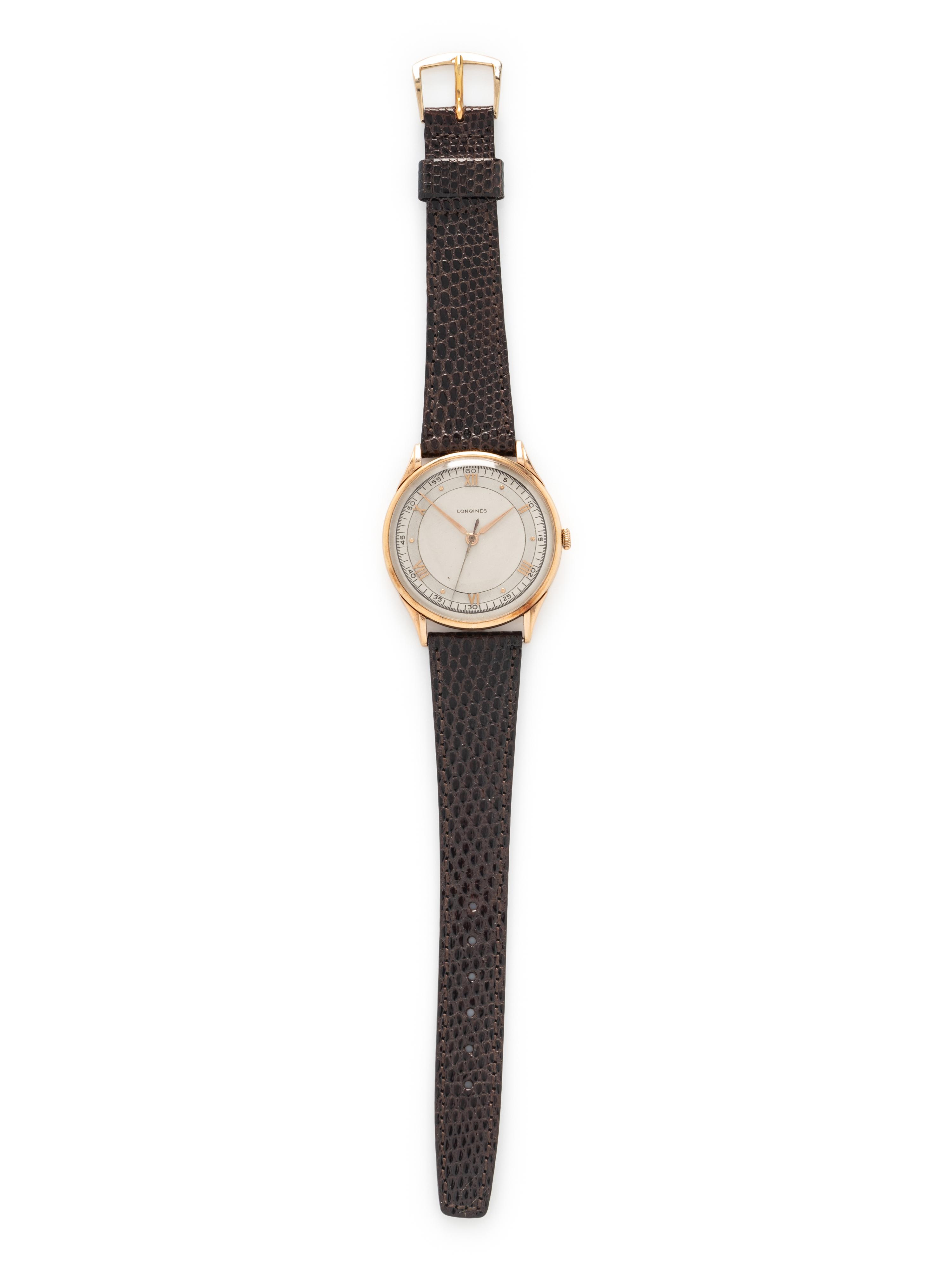 LONGINES, REF. 5858 14K ROSE GOLD WATCH
